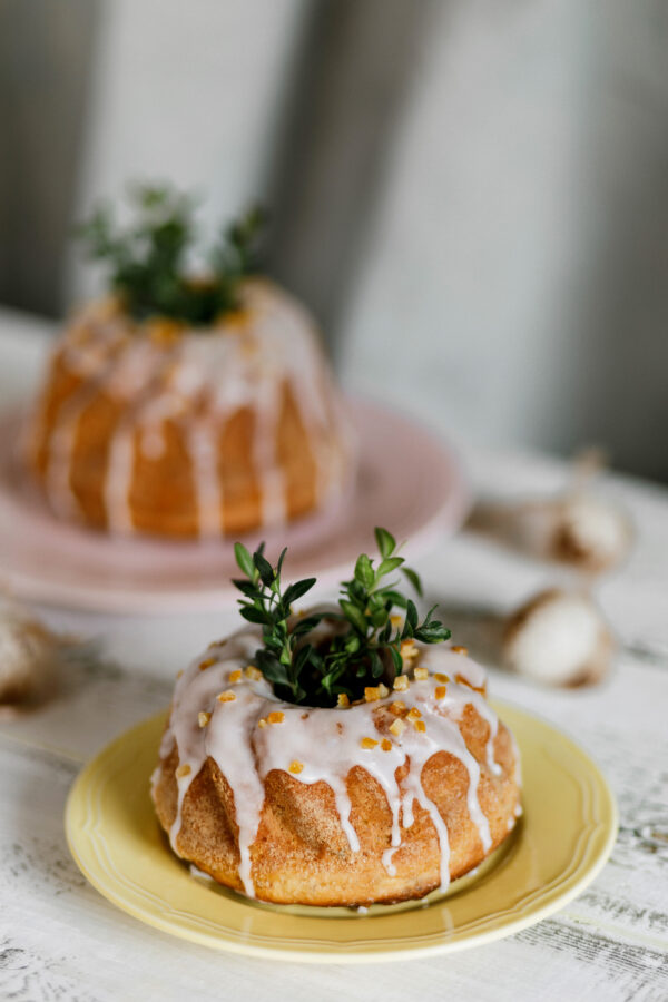 Babka okrągła drożdżowa